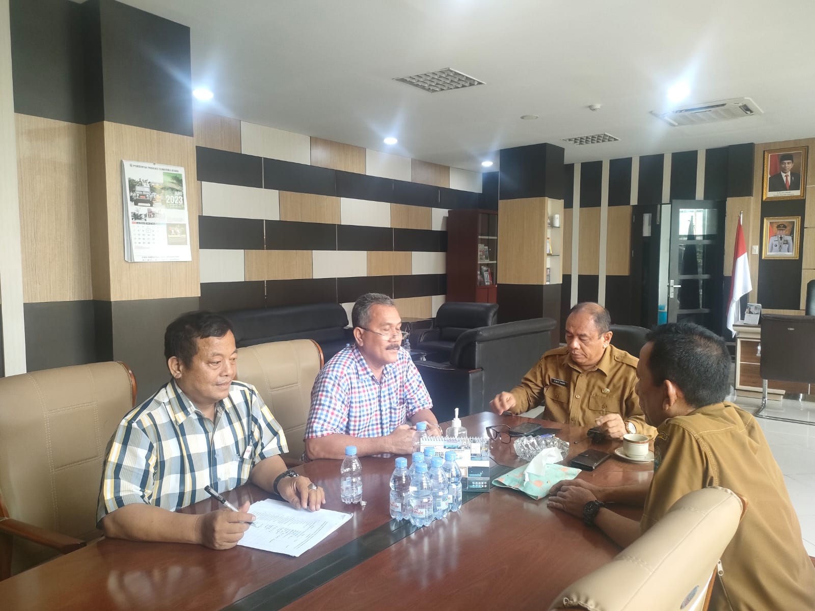 Koordinasi RMC dengan Kadis PMD Dukcapil Sumatera Utara